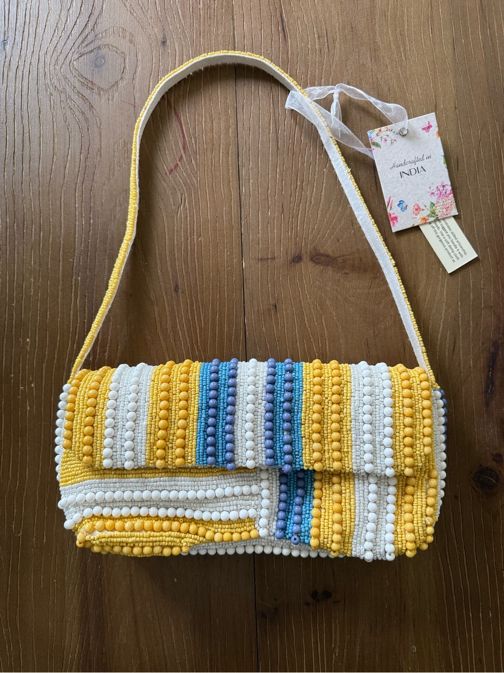 Handcrafted Beaded Shoulder Bag